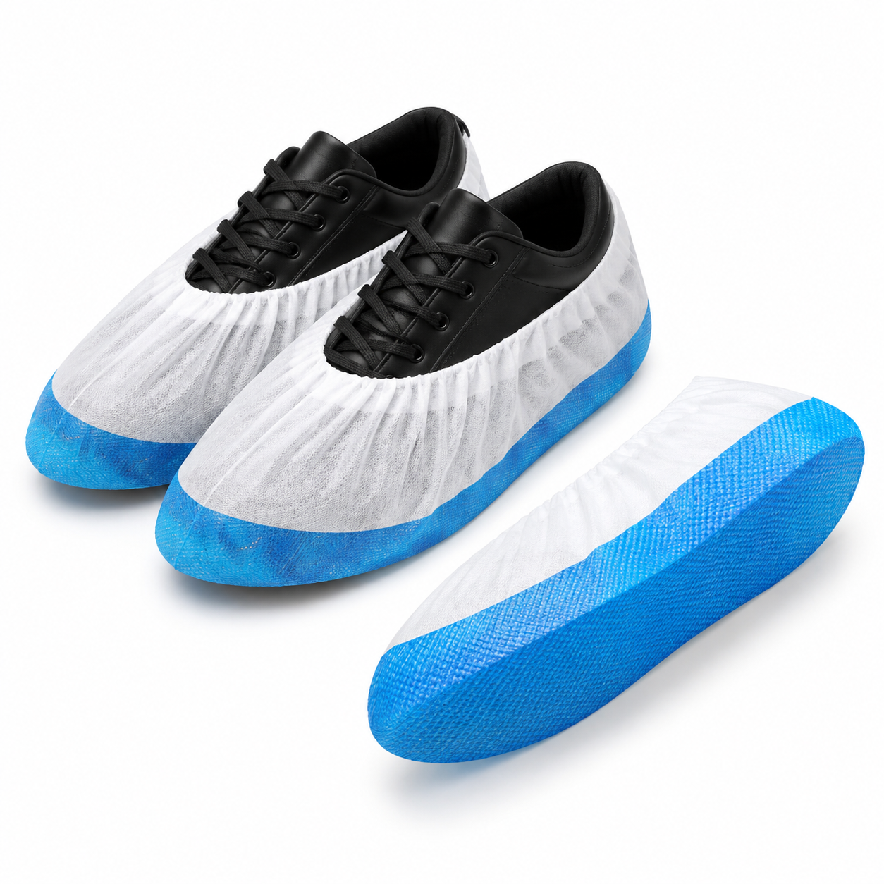 Reusable Non-Slip Protective Shoe Covers with Elastic Fit
