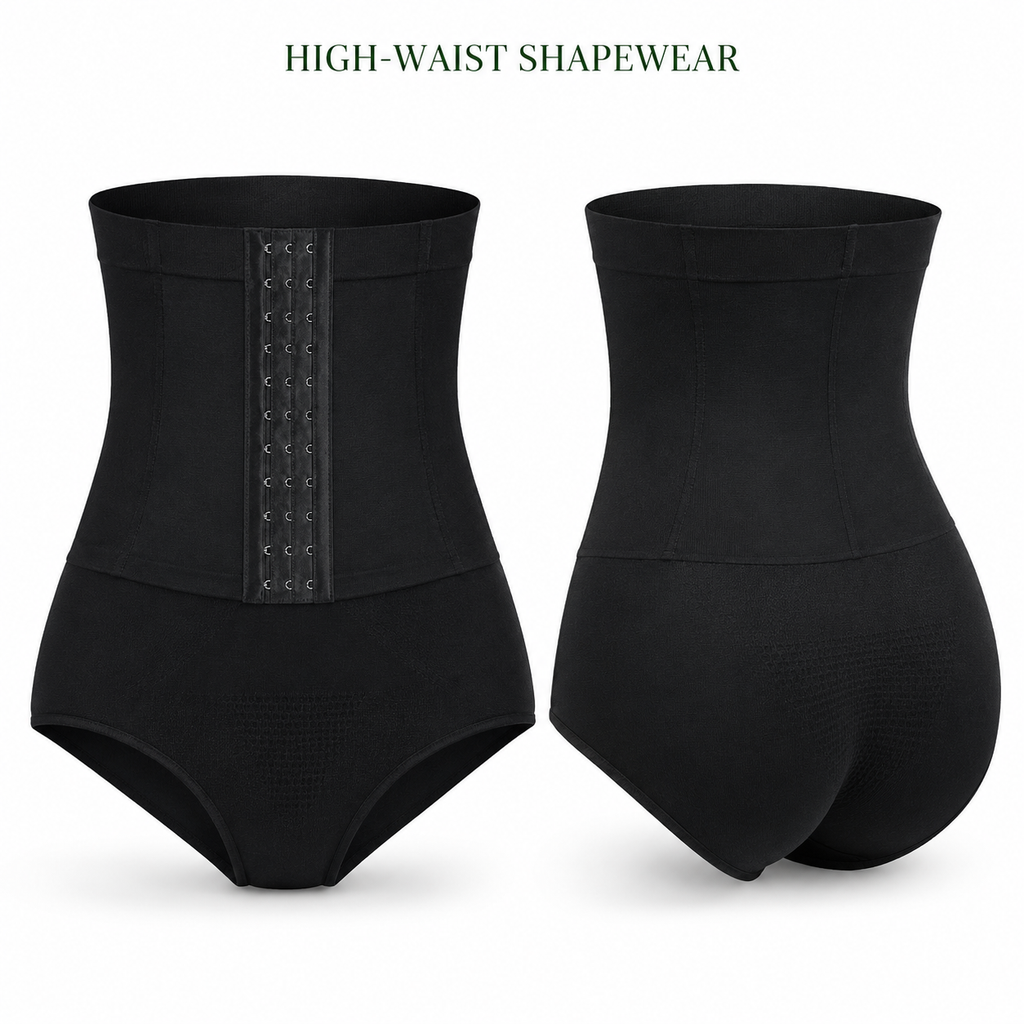 3-Level Adjustable High-Waist Shape-wear  Shorts