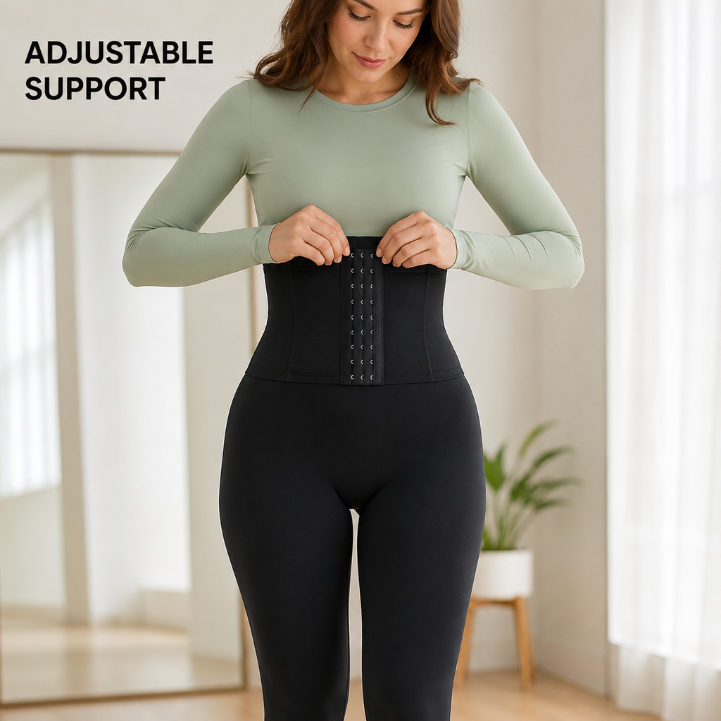 3-Level Adjustable High-Waist Shape-wear  Shorts