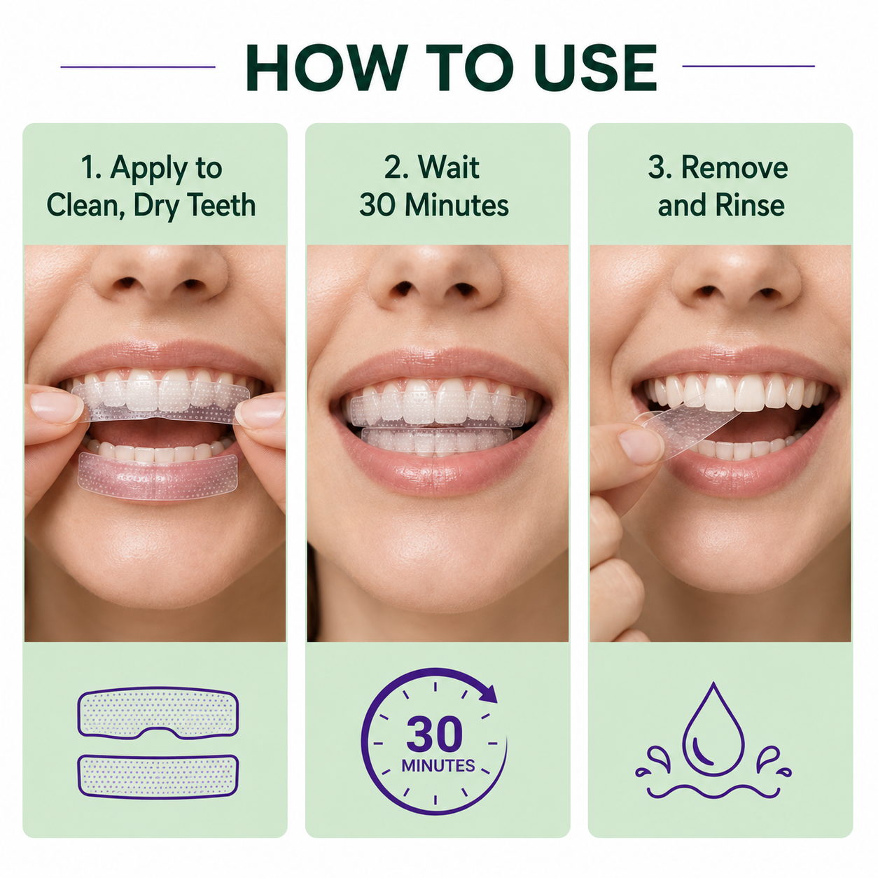 14-Piece Close-Fit Teeth Whitening Strips