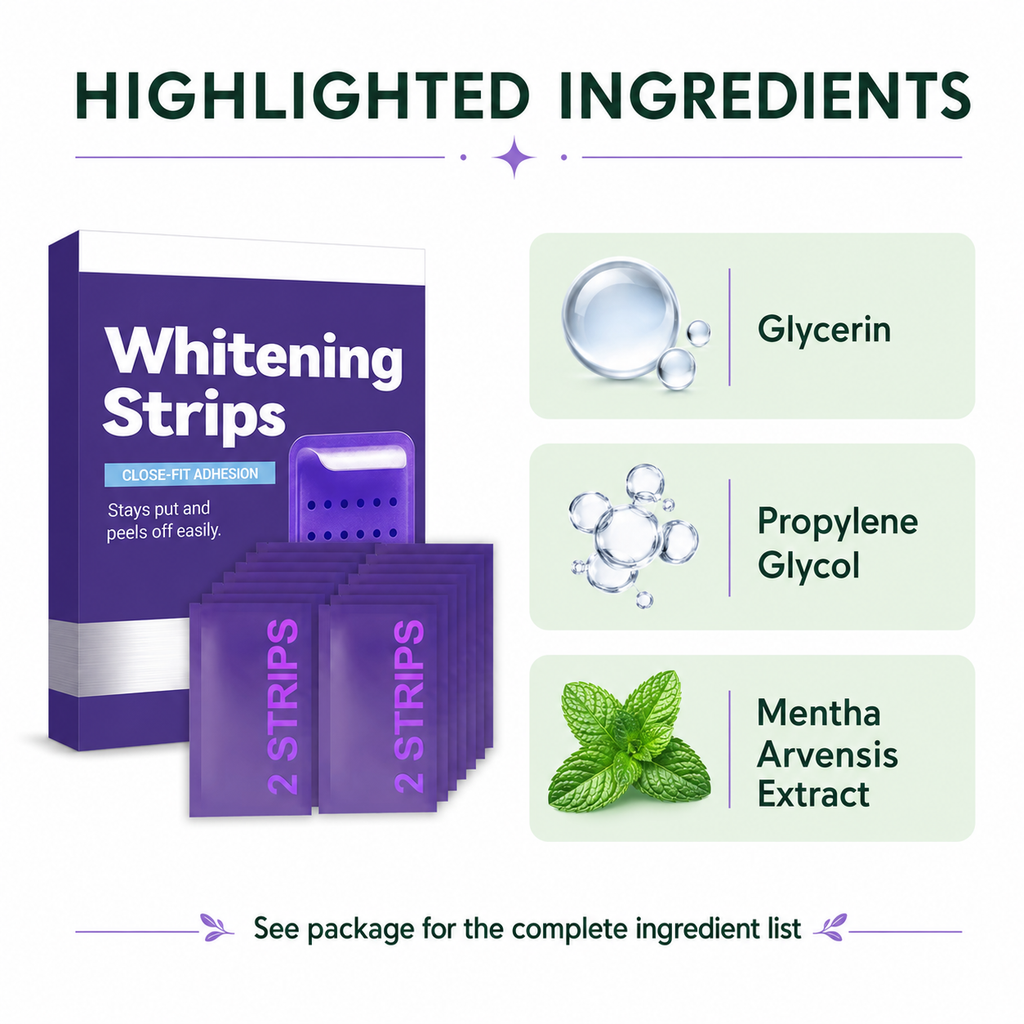14-Piece Close-Fit Teeth Whitening Strips