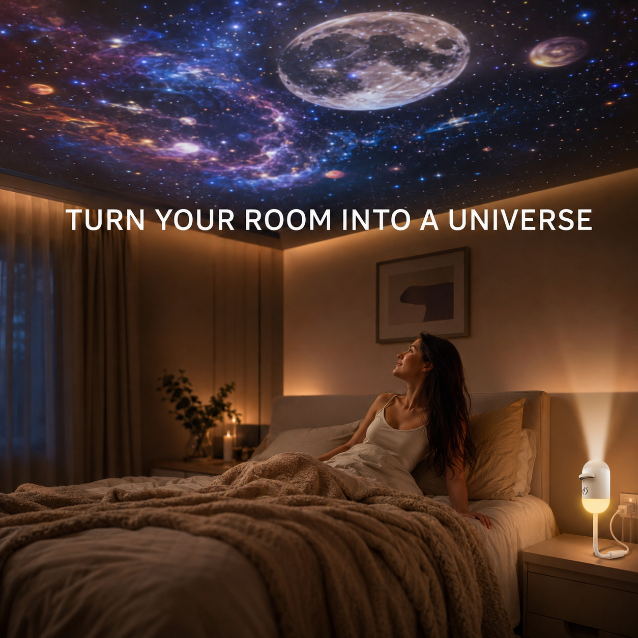 20-in-1 Flexible USB Galaxy Projector & Night Light