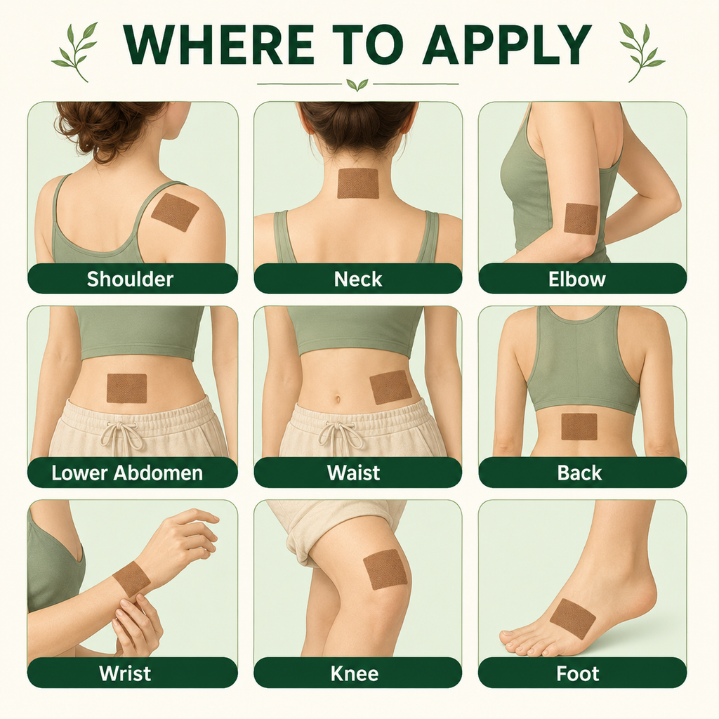 Herbal Warming Body Comfort Patches