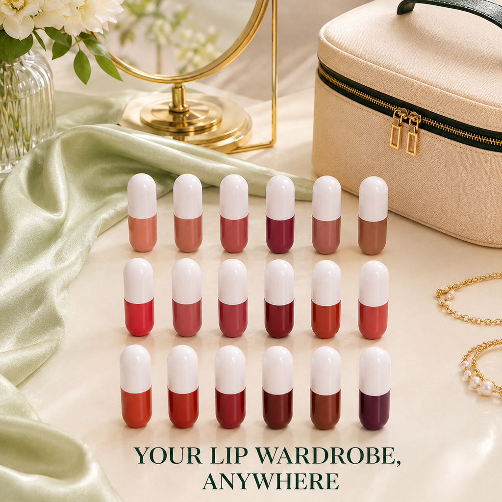 18-Shade Mini Capsule Matte Lipstick Set