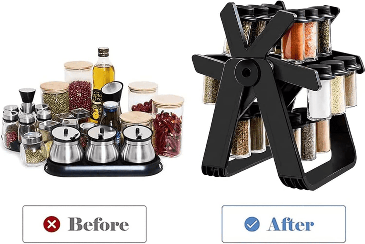 18 Jar Rotating Spice Rack - Zambeel