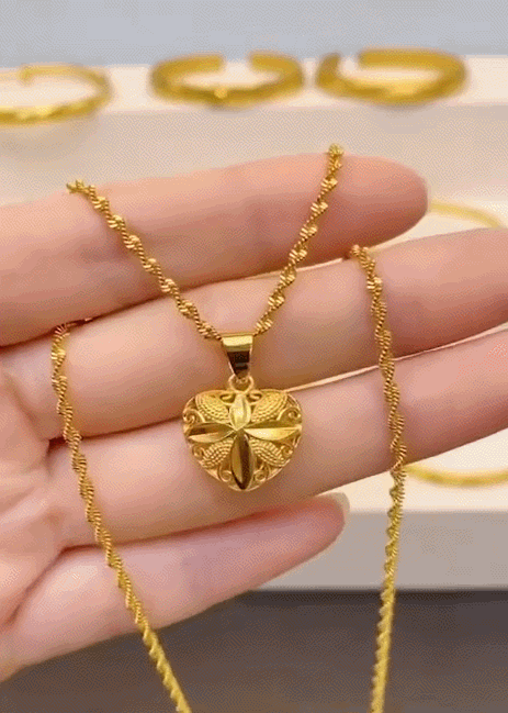 Heart Shaped Memorial Necklace - Zambeel