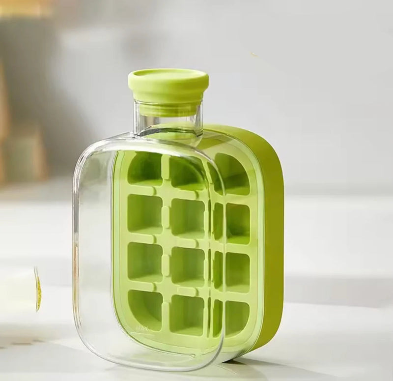 2-in-1 Ice Cube Tray with Bottle - Zambeel
