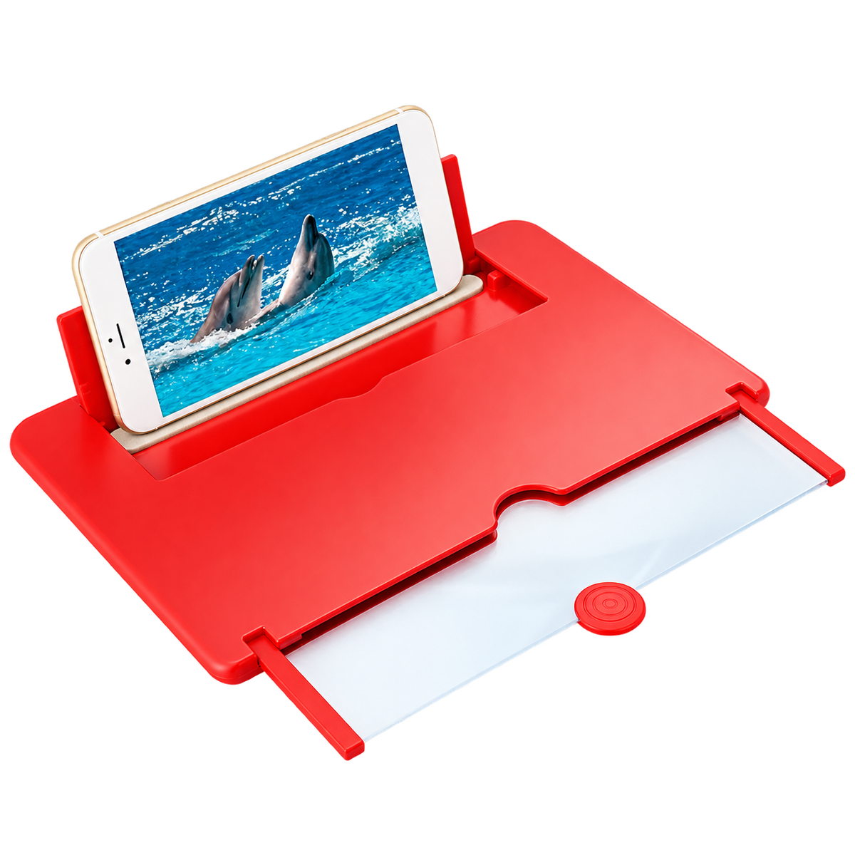 3D Magnifier Mobile Screen - transparent background
