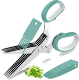 5-Blade Herb Scissor - transparent background