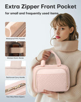 Large Travel Cosmetic Bag with Waterproof Hanging Hook view 3