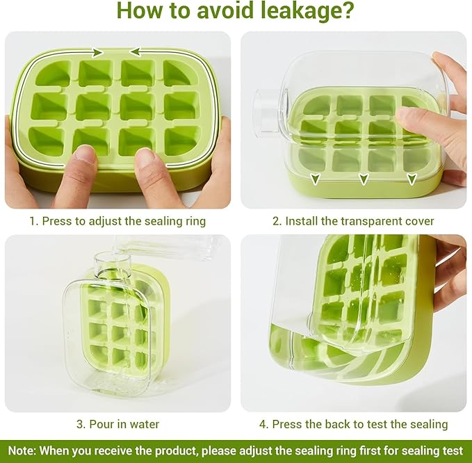2-in-1 Ice Cube Tray with Bottle view 4