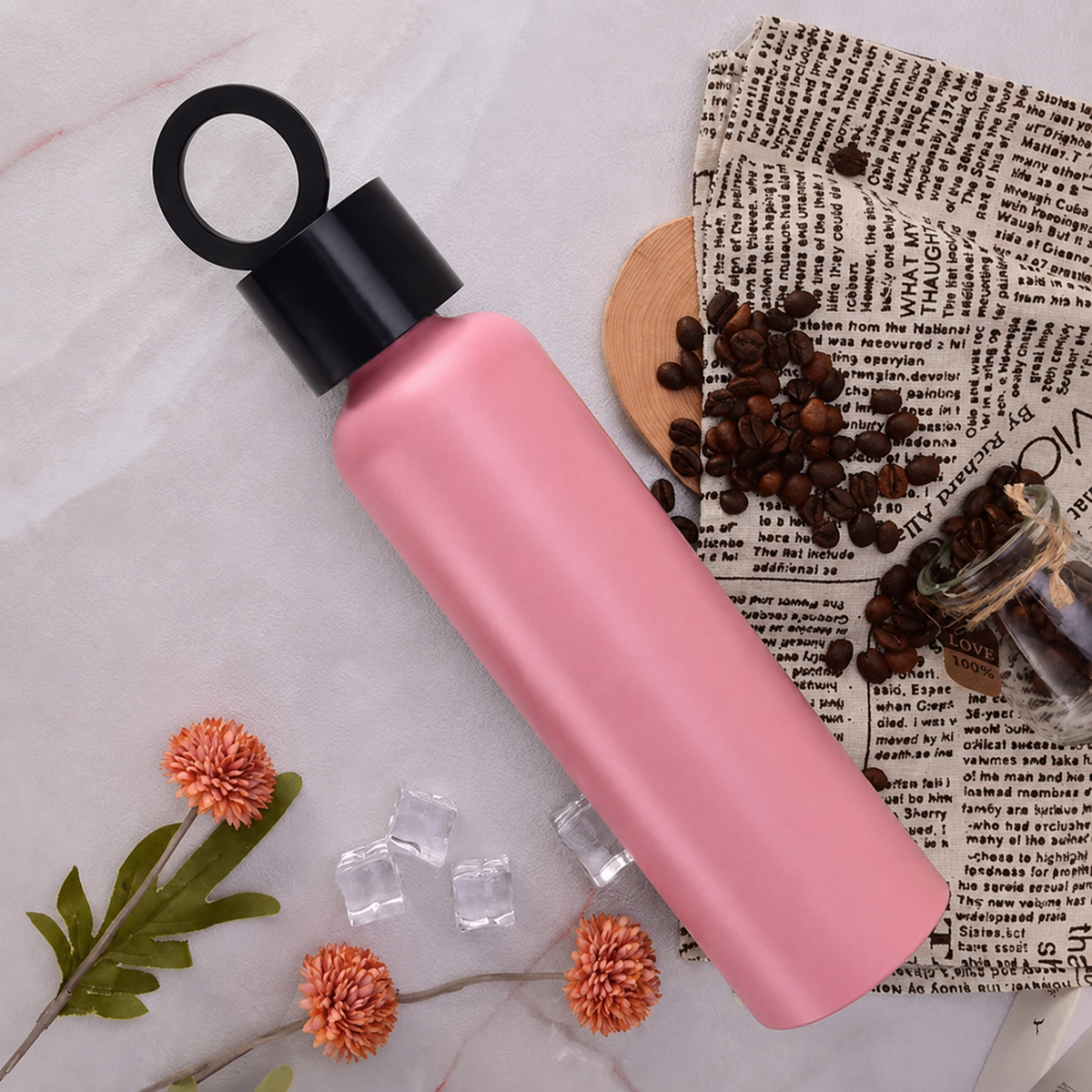 Vacuum Insulated Water Bottle with Holder view 5