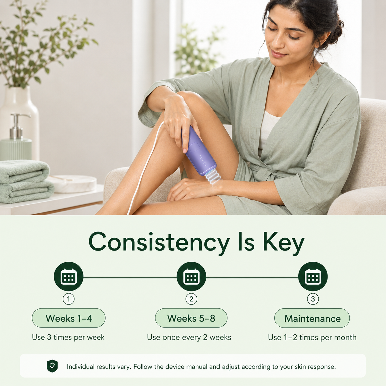IPL Hair Reduction Device – 3 Modes