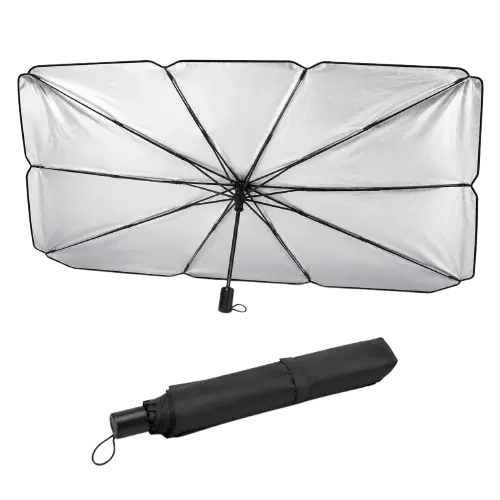 Foldable Car Windshield Sunshade Umbrella – Heat & Glare Shield ShifBy