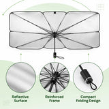 Foldable Car Windshield Sunshade Umbrella – Heat & Glare Shield ShifBy