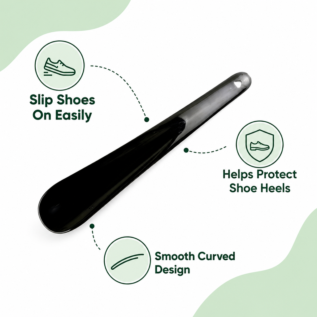 Compact Easy-Slip Shoehorn