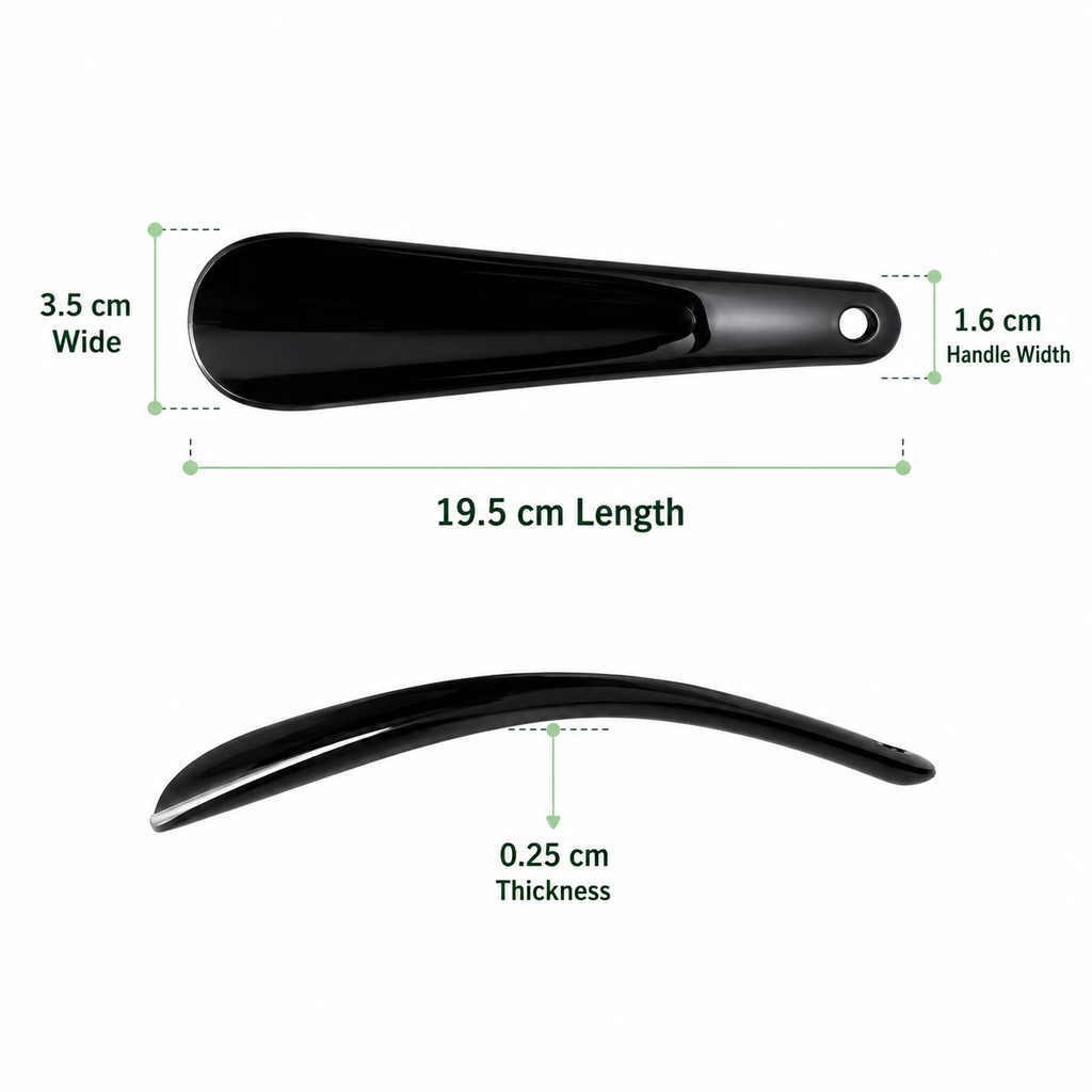 Compact Easy-Slip Shoehorn