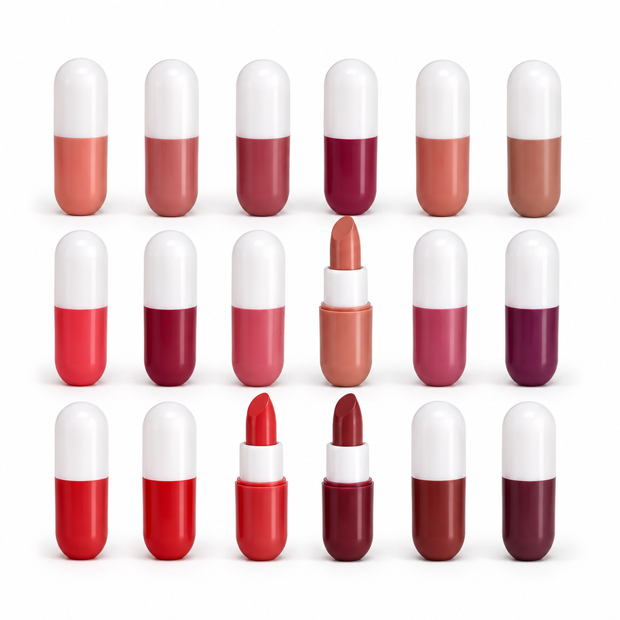 18-Shade Mini Capsule Matte Lipstick Set