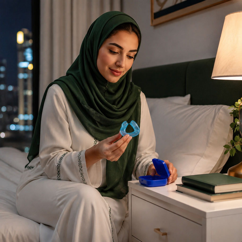 Nighttime Anti-Snore Mouthpiece with Protective Case