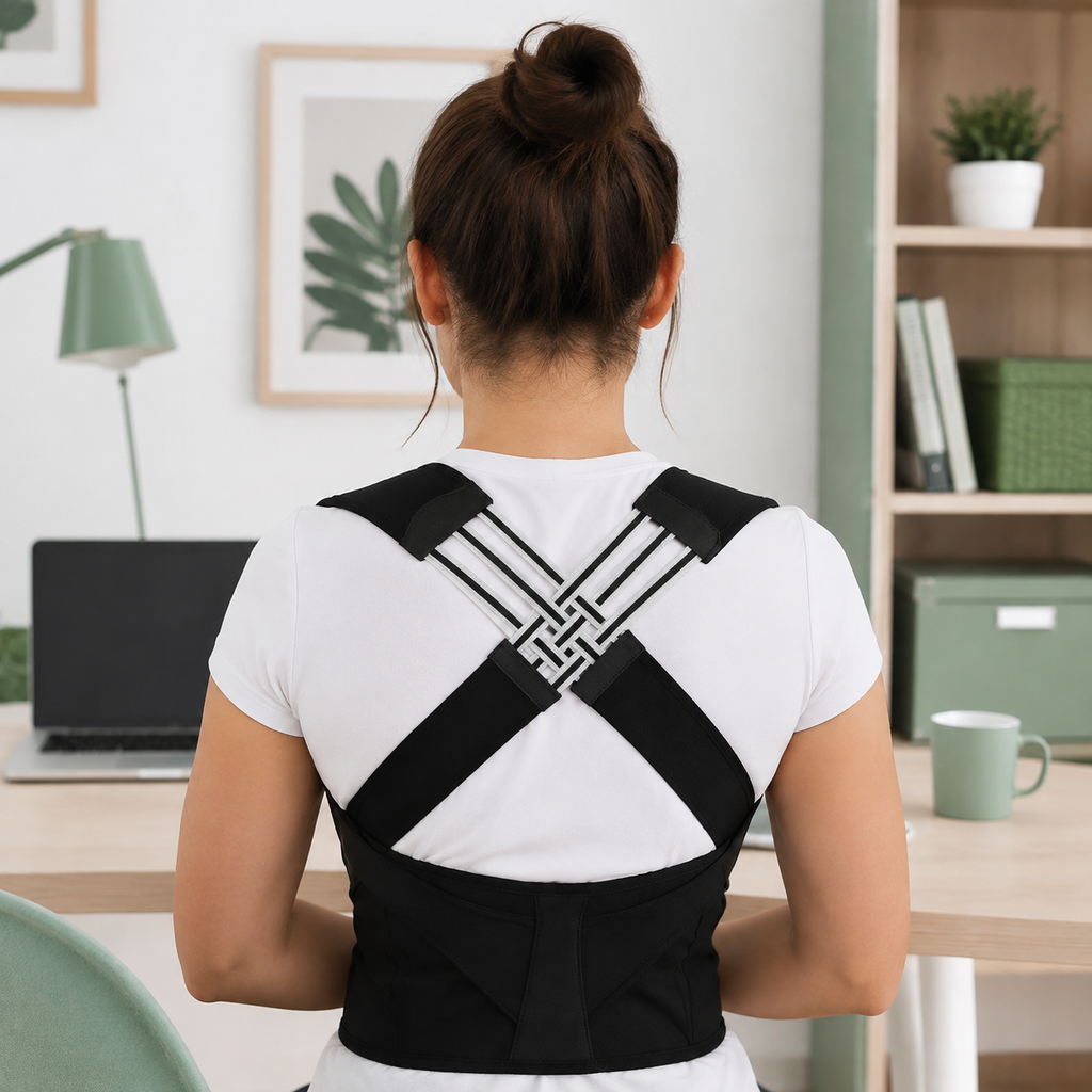 Adjustable Posture Support Shaper – Shoulder & Waist Brace