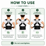 Adjustable Posture Support Shaper – Shoulder & Waist Brace ShifBy