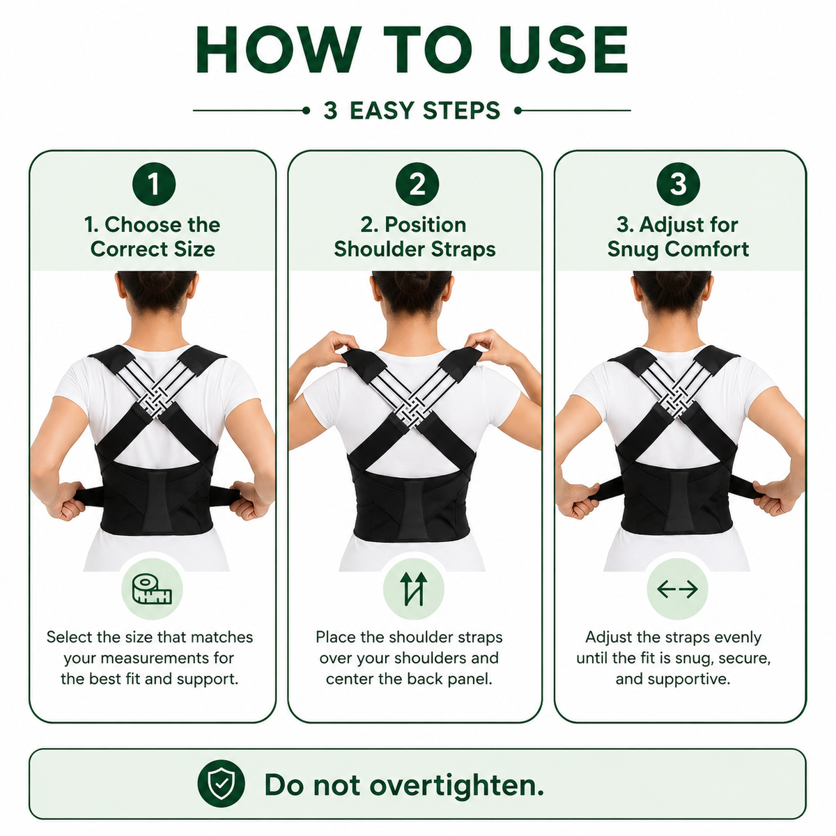 Adjustable Posture Support Shaper – Shoulder & Waist Brace ShifBy