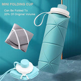 Silicone Folding Water Bottle view 2