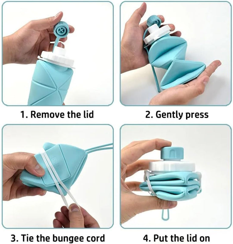 Silicone Folding Water Bottle - Zambeel