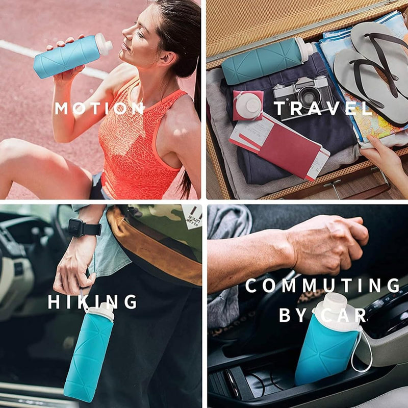 Silicone Folding Water Bottle - Zambeel