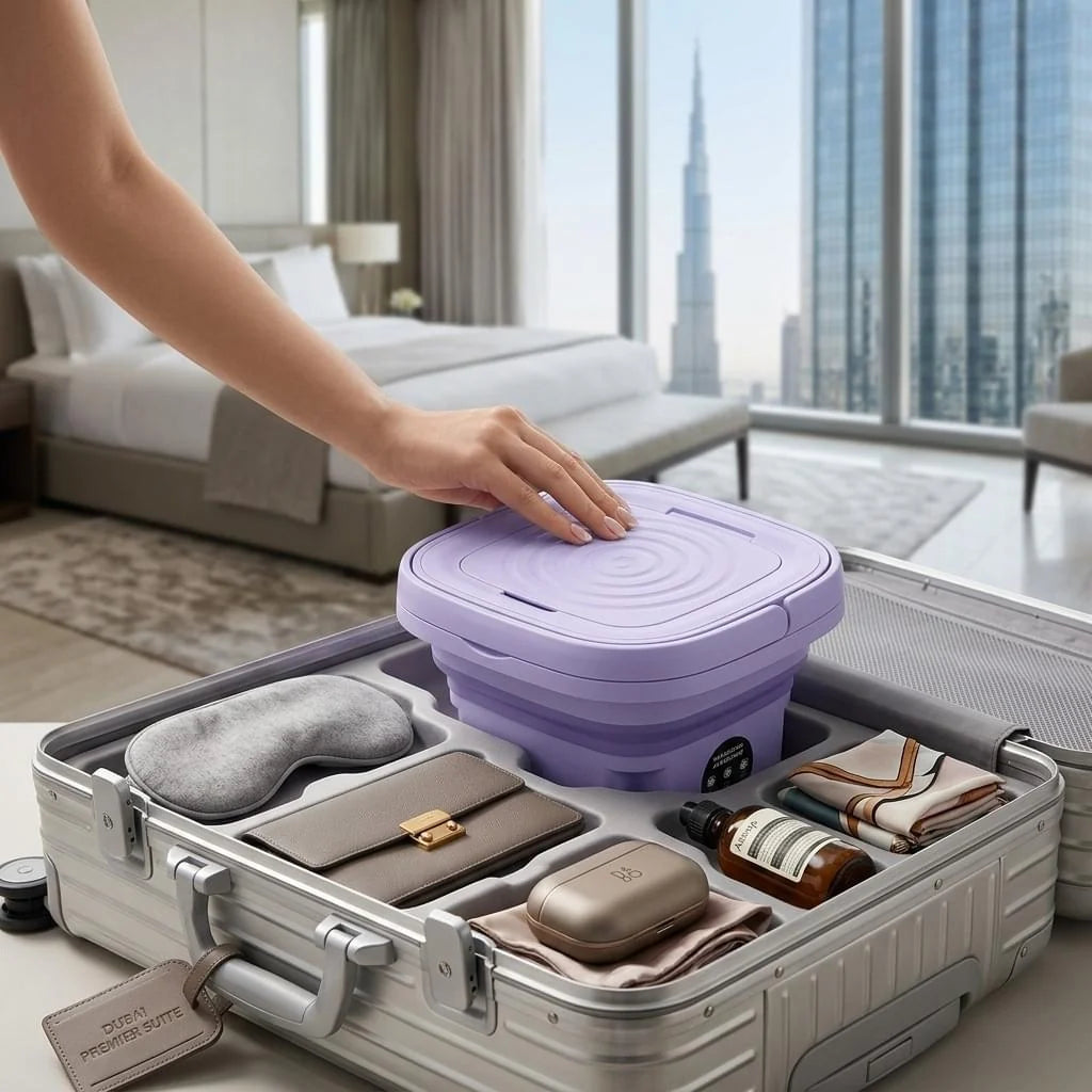 Portable Mini Washing Machine – Compact Foldable Washer for Clothes ShifBy