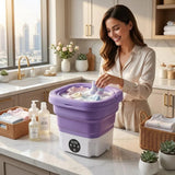 Portable Mini Washing Machine – Compact Foldable Washer for Clothes ShifBy