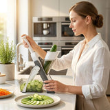5-in-1 Manual Vegetable Cutter – Multi-Function Slicer, Chopper & Grater ShifBy