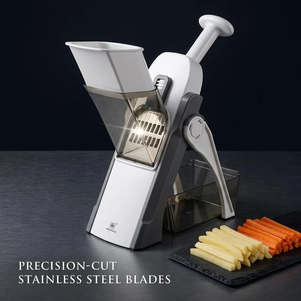 5-in-1 Manual Vegetable Cutter – Multi-Function Slicer, Chopper & Grater ShifBy