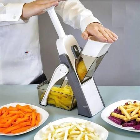 5-in-1 Manual Vegetable Cutter – Multi-Function Slicer, Chopper & Grater ShifBy