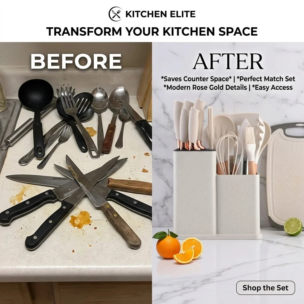 Premium Kitchen Utensil Set – Complete Cooking & Kitchen Tool Set ShifBy