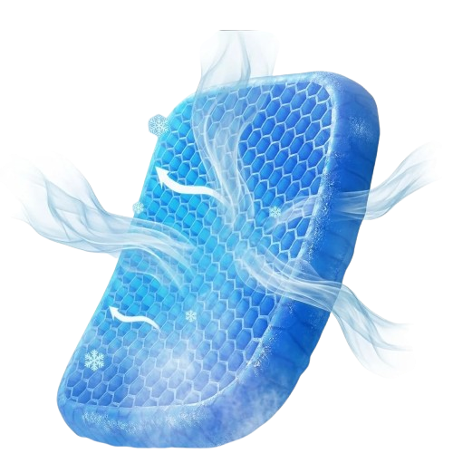 3D Cooling Gel Car Seat Cushion – Breathable & Comfortable ShifBy