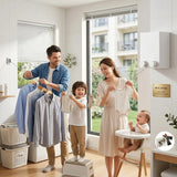 Premium Retractable Clothesline – Wall Mounted Space Saving Laundry Drying Rack ShifBy