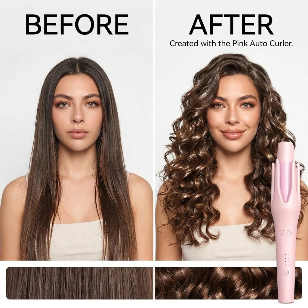 Automatic Hair Wave Maker – Effortless Curls & Beach Waves ShifBy
