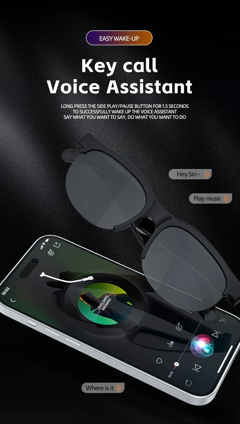 GS8 - Wireless Bluetooth Smart Glasses view 5
