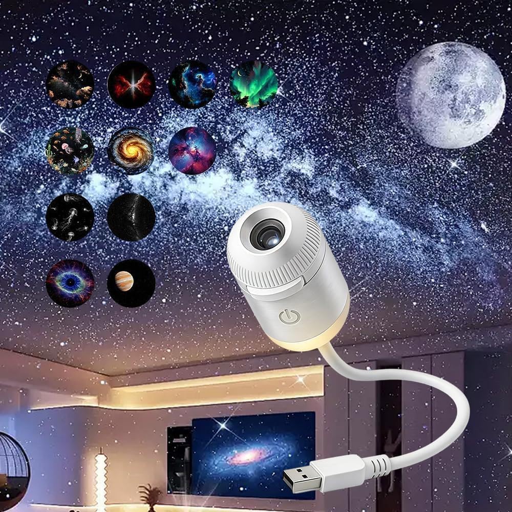 ✨ Plug-and-Play HD Star Projector - Turn your rooms into galaxies