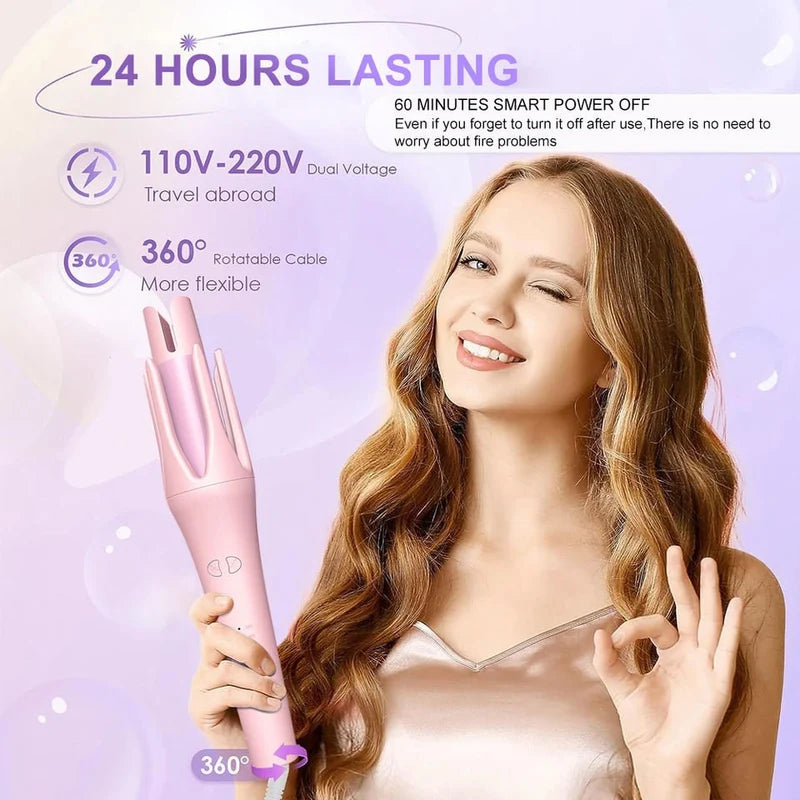Automatic Hair Wave Maker – Effortless Curls & Beach Waves ShifBy