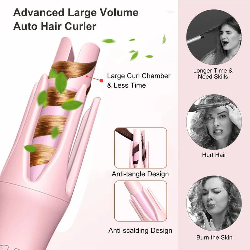 Automatic Hair Wave Maker – Effortless Curls & Beach Waves ShifBy
