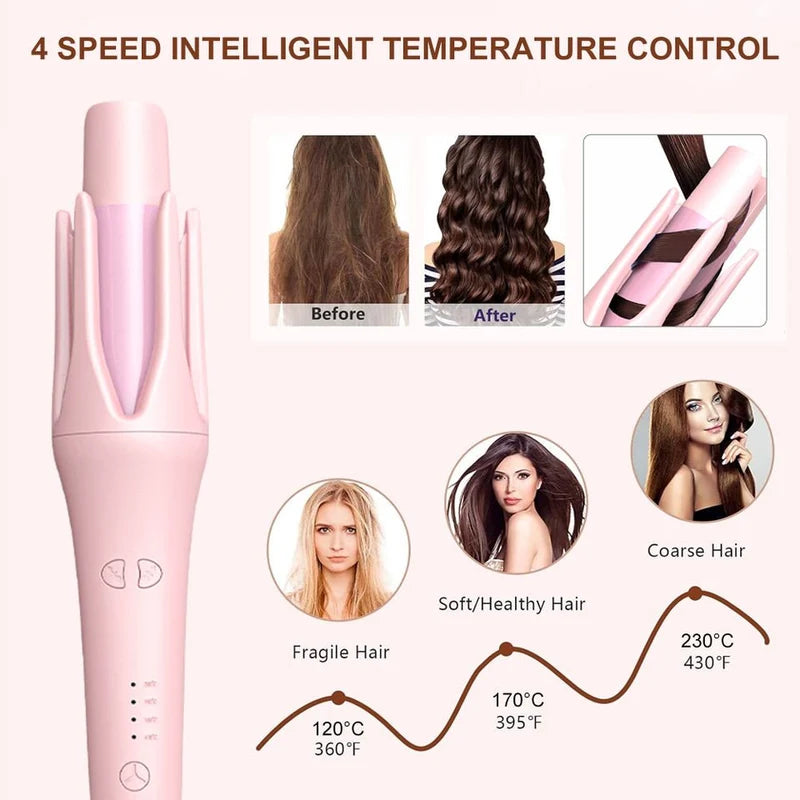 Automatic Hair Wave Maker – Effortless Curls & Beach Waves ShifBy