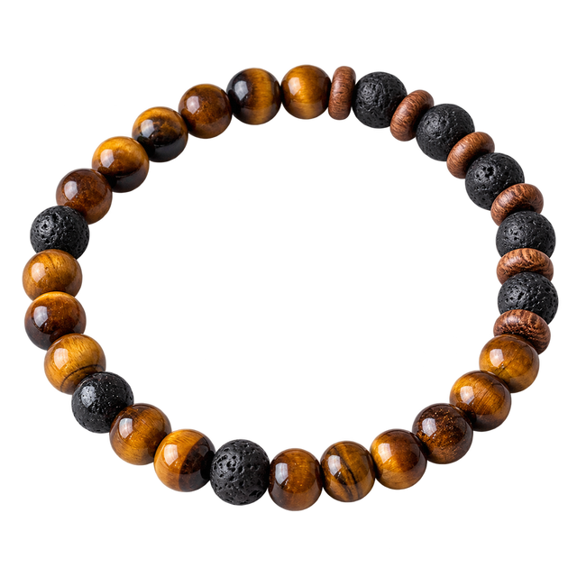 Natural Stone Beaded Bracelet
