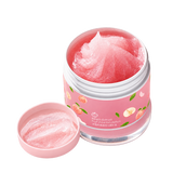 Peach Extract Fruit Acid Exfoliating Face Gel Cream - transparent background