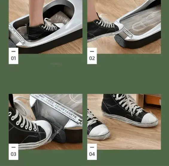 Car-Style Shoe Cover Dispenser ShifBy