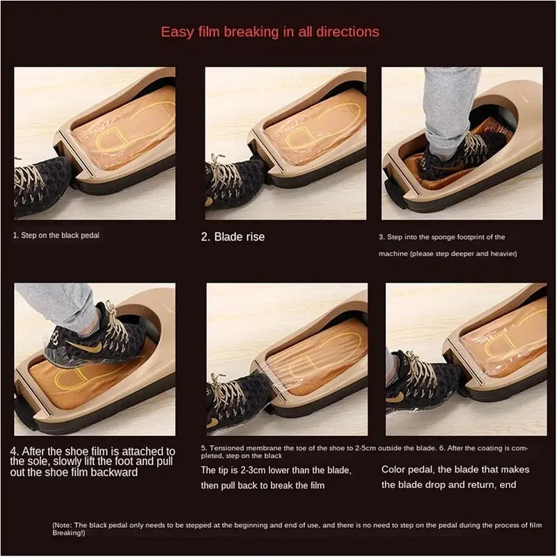 Car-Style Shoe Cover Dispenser ShifBy