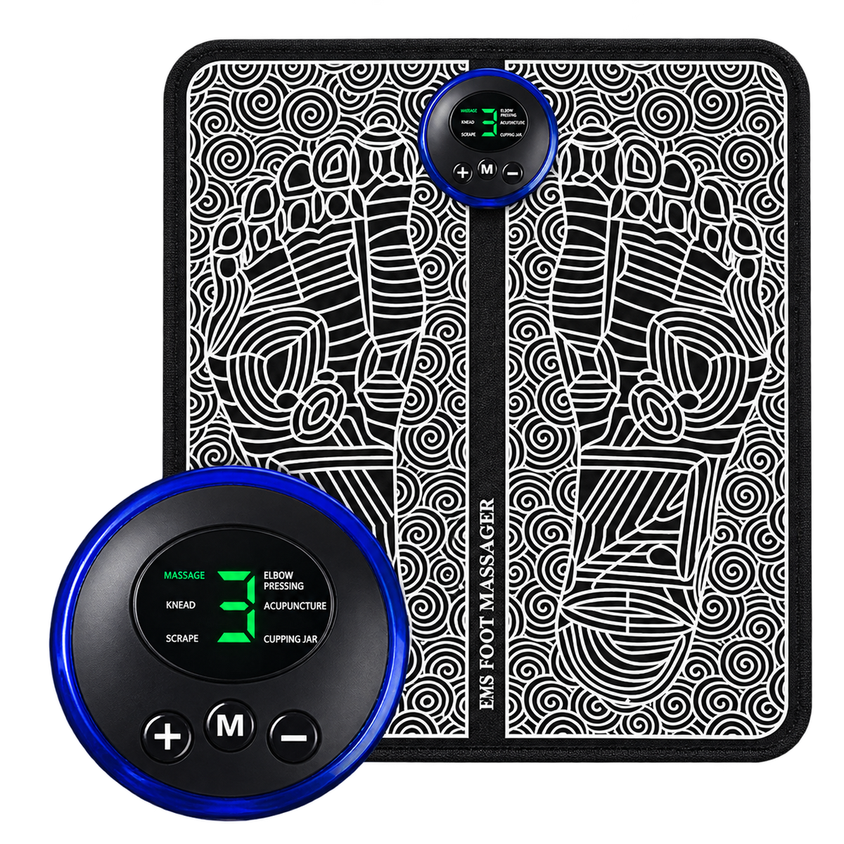 EMS Foot Massager Mat - transparent background
