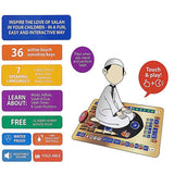 Interactive Islamic prayer mat features and controls
