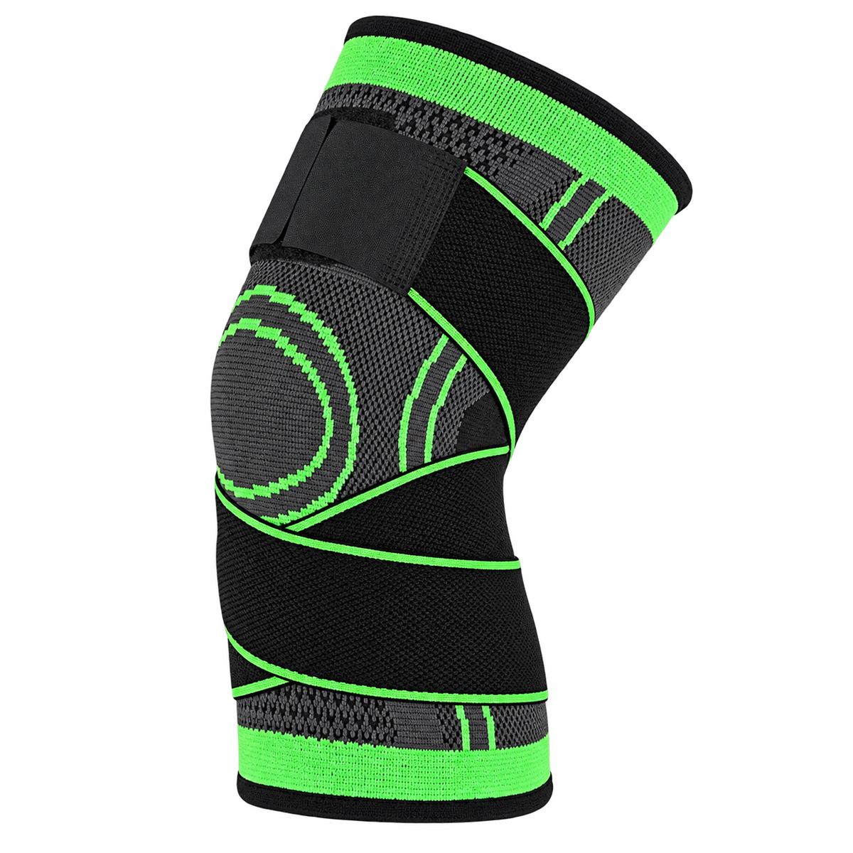 Black Knee Support - transparent background